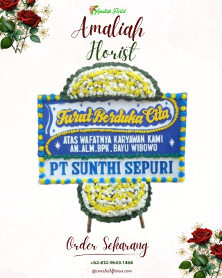 Papan Bunga Duka di Panjang